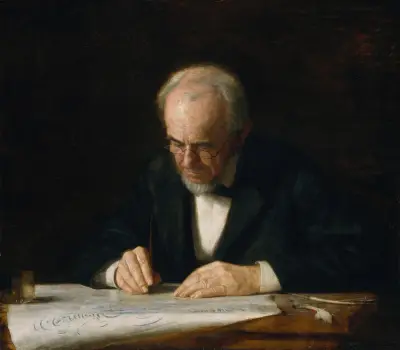 Mistrz kaligrafii, Thomas Eakins