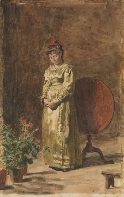 Ung flicka mediterande av Thomas Eakins