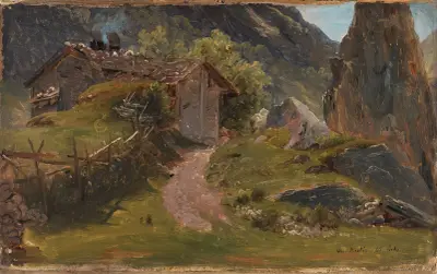 Från Oberhasli i Schweiz av Thomas Fearnley