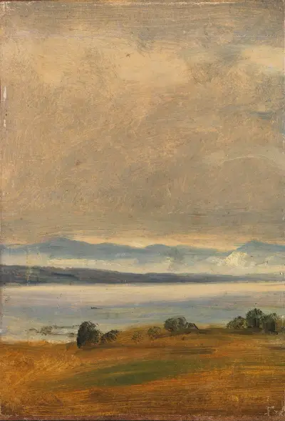 Landscape study av Thomas Fearnley