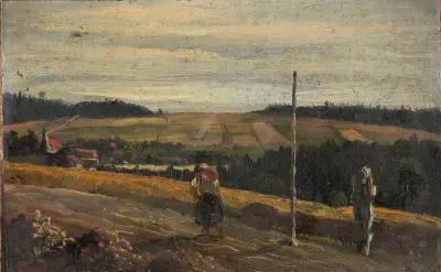 Landskapsstudie av Thomas Fearnley