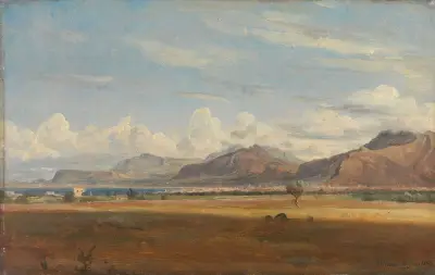 Vy över Palermo av Thomas Fearnley