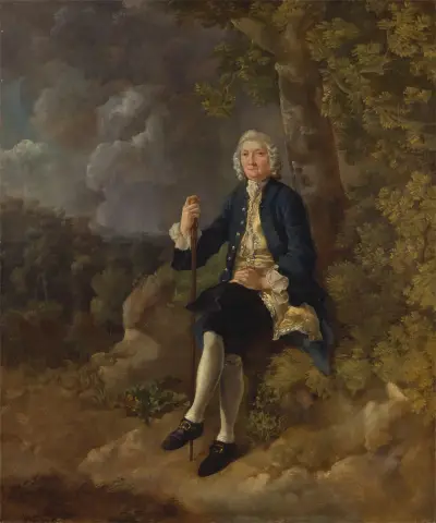Clayton Jones (1744 to 1745) av Thomas Gainsborough