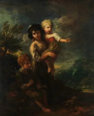 Cottage Children (The Wood Gatherers) av Thomas Gainsborough