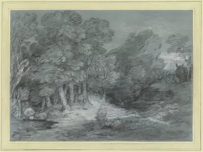 Forest landscape av Thomas Gainsborough