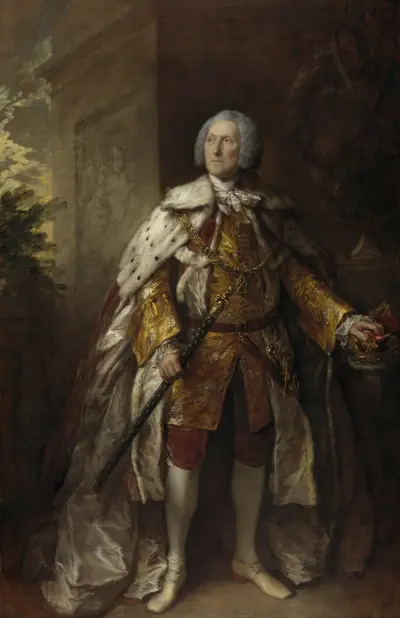 John Campbell, 4th Duke of Argyll, about 1693 – 1770. Soldier av Thomas Gainsborough