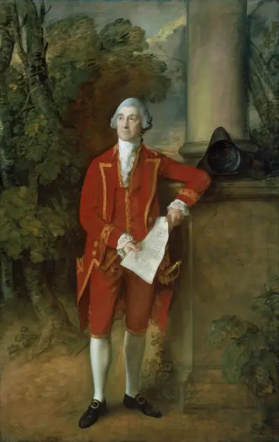 John Eld of Seighford Hall, Stafford av Thomas Gainsborough
