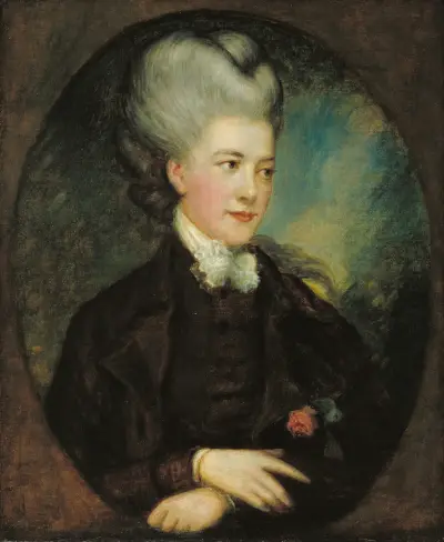 Lady Georgiana Poyntz, Countess Spencer av Thomas Gainsborough