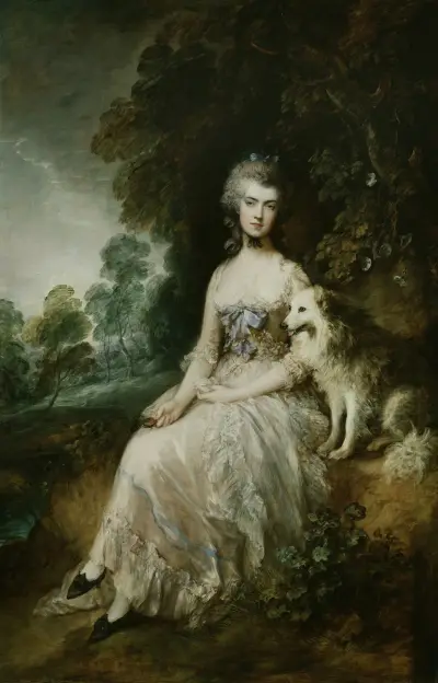 Mrs Mary Robinson (Perdita) av Thomas Gainsborough