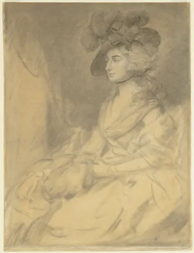 Mrs. Sarah Siddons, 1785 – nr 1 av Thomas Gainsborough