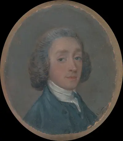 Portrait of a Young Man with Powdered Hair av Thomas Gainsborough