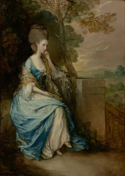 Portrait of Anne, Countess of Chesterfield av Thomas Gainsborough