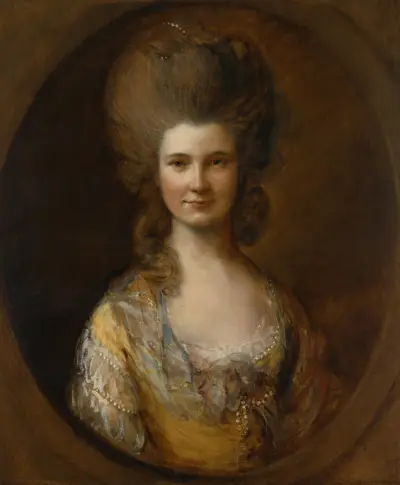 Portrait of Isabella Kinloch, née Mylne (1753-1827) av Thomas Gainsborough
