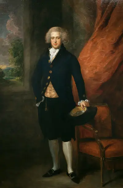 Portrait of John Langston, Esquire of Sarsden av Thomas Gainsborough