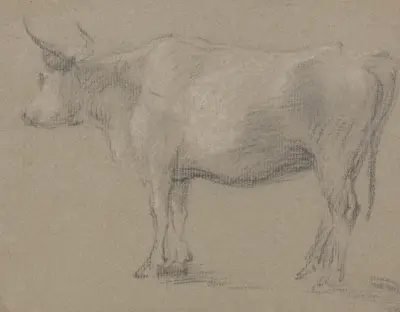 Study of a Cow av Thomas Gainsborough