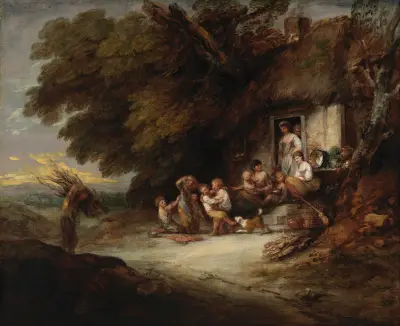 The Cottage Door av Thomas Gainsborough