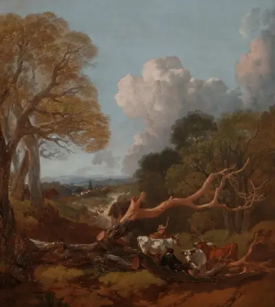 The Fallen Tree av Thomas Gainsborough