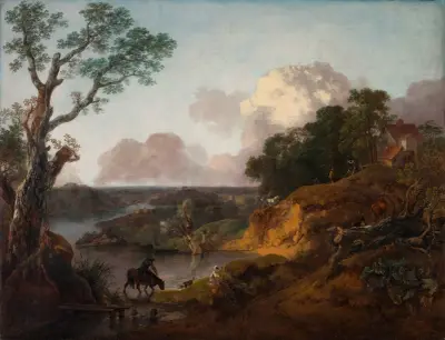 View in Suffolk av Thomas Gainsborough