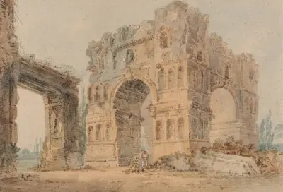 Arch of Janus, after Piranesi, Thomas Girtin