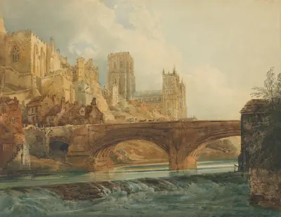 Durham Cathedral and Castle av Thomas Girtin