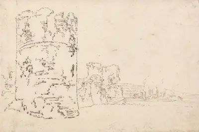 Zamek Flint, Thomas Girtin