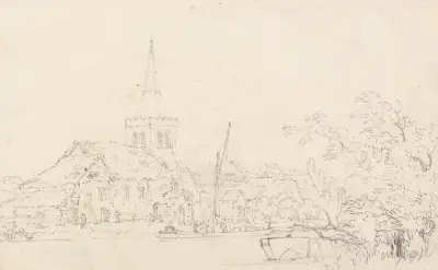 Great Marlow Church, Buckinghamshire, Thomas Girtin