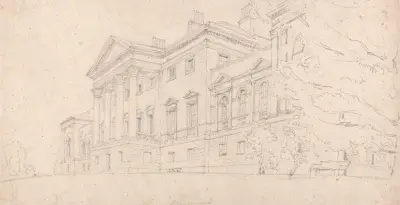 Harewood House, Yorkshire, Thomas Girtin