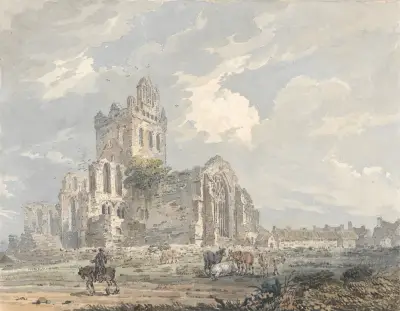 Jedburgh Abbey, Roxburghshire, Thomas Girtin