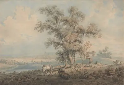 London from Highgate Hill, Thomas Girtin