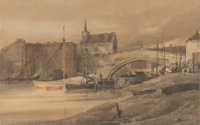 Ouse Bridge, York, Thomas Girtin