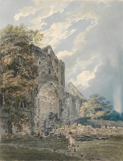 Pluscardine Abbey, Elgin, Thomas Girtin
