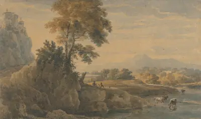 Romantic Landscape, Thomas Girtin