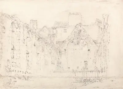 Ruins of Savoy Palace, Thomas Girtin