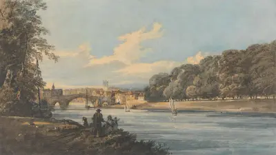 The New Walk, York av Thomas Girtin