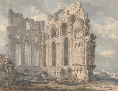 Tynemouth Priory, Northumberland, Thomas Girtin
