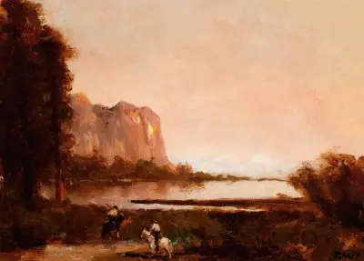 Landscape with Two Indians av Thomas Hill