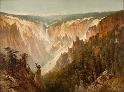 Yellowstonský Velký kaňon, Thomas Hill