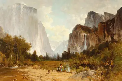 Yosemite-Tal, 1880 von Thomas Hill