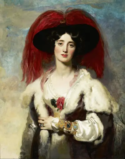 Julia, Lady Peel av Sir Thomas Lawrence