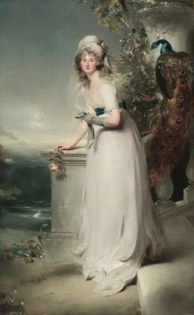 Portrait of Catherine Grey, Lady Manners av Sir Thomas Lawrence