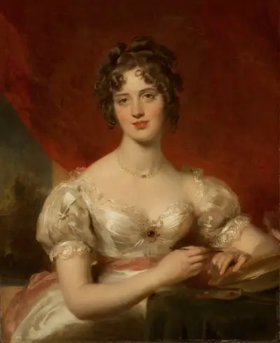 Portrait Of Mary Anne Bloxam (Later Mrs. Frederick H. Hemming) av Sir Thomas Lawrence
