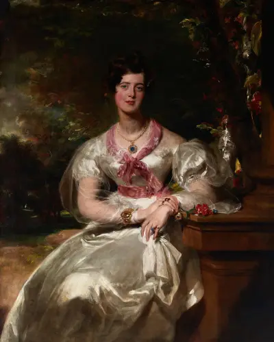 Portrait of the Honorable Mrs. Seymour Bathurst av Sir Thomas Lawrence