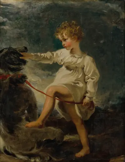 Porträtt av William Lock (1804–1832) som barn av Sir Thomas Lawrence