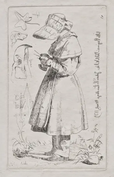 Little Regine in Vallekilde av Johan Thomas Lundbye