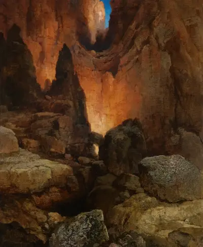 A Side Canyon, Grand Canyon of Arizona von Thomas Moran
