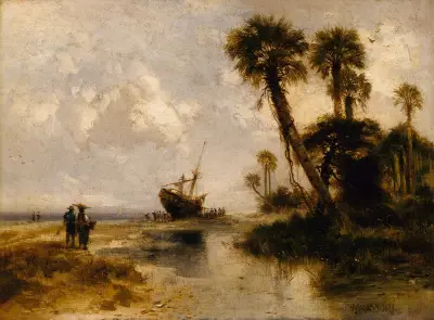 Fort George Island, Florida von Thomas Moran