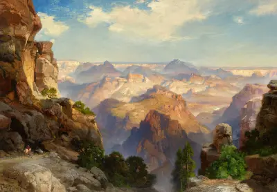 Grand View Trail av Thomas Moran