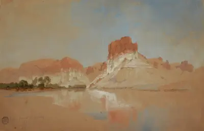 Green River, Wyoming Territory von Thomas Moran