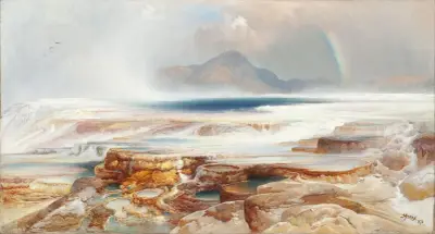 Yellowstones varma källor, Thomas Moran