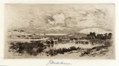 Montauk av Thomas Moran